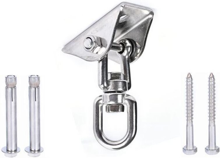 Schaukelaufhänger aus Edelstahl, robuste Deckenschaukelhalterung, Hardware-Kit für Yoga-Schaukel, Hängesessel, Verandasc...