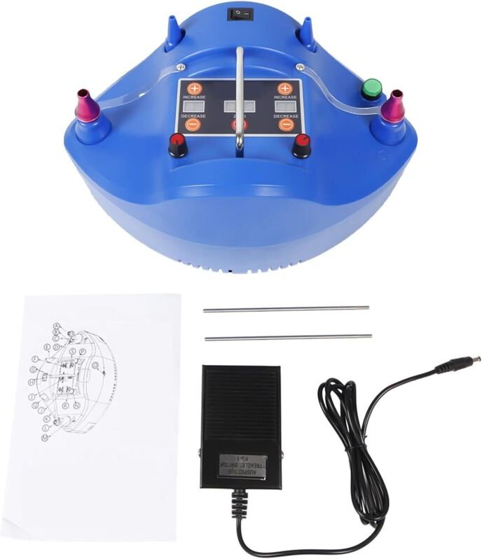 Luftballonpumpe, 1200W Elektrische Ballonpumpe Ballonaufblasgerät Inflatorgebläse Tragbare Pumpe für Party Hochzeit Gebu...