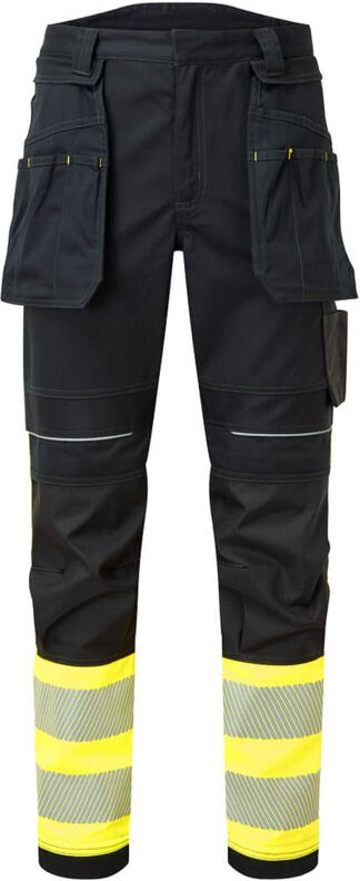 Pants Pw3 Fr Hv Klasse 1 - Größe 42 - Gelb/schwarz - Portwest