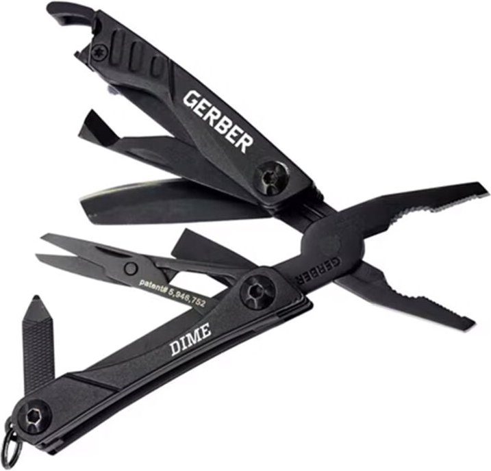 Pocket Multi-Tool Dime Black mit 12 Funktionen - Gerber
