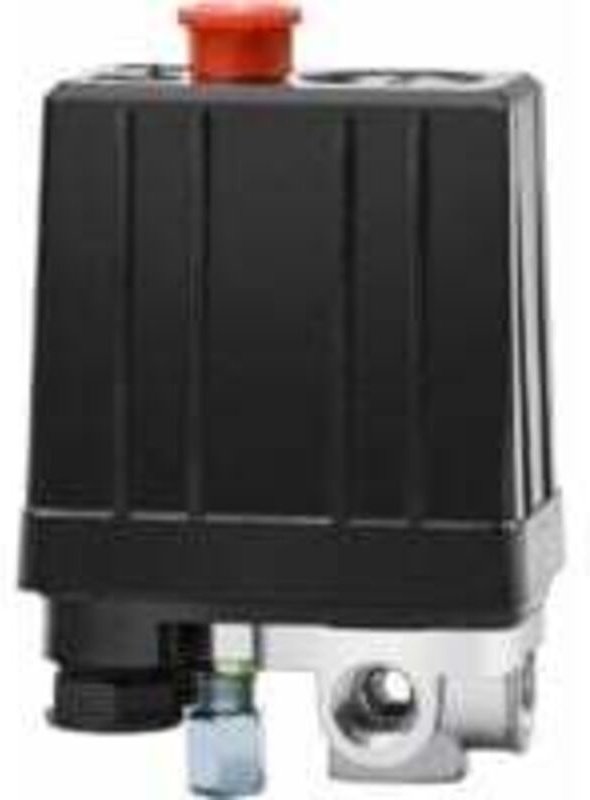 Druckschalter für Luftkompressoren mit 4 Ausgängen, 90–120 PSI, 240 V. Steuerventil. Kompressorteile.