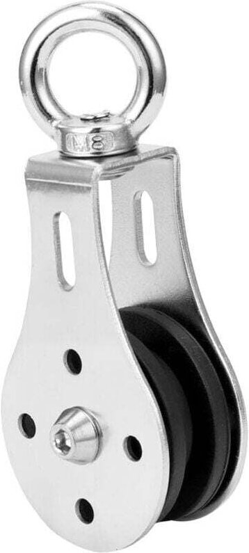 Poulie de Levage Silencieuse 300kg en Acier Inoxydable Pivotante pour Musculation Fitness et Levage