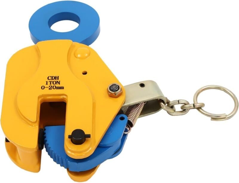 Hebeklemme Blechgreifer Blechhebeklemme Plattenhebeklemme Vertikalblechgreifer 0-20mm Kran Klemmezum zum Anheben und Tra...