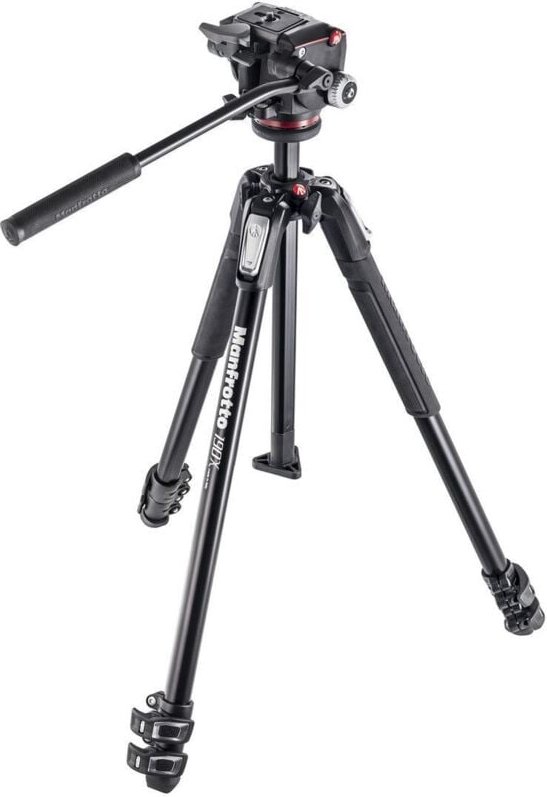 Manfrotto MK190X3-2W Stativ Digitale Film/Kameras 3 Bein(e) Schwarz