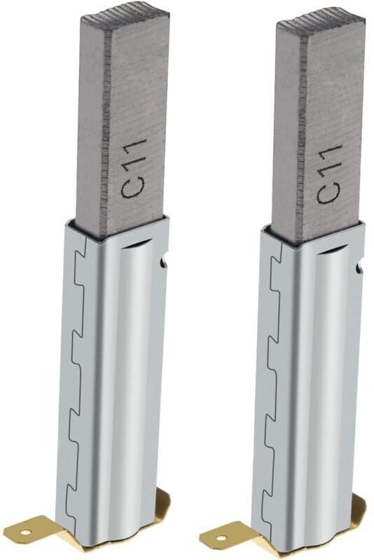 2 Ersatz-Kohlebürsten, kompatibel mit 30/60/70/80/90L Industriesaugern (11x6x29mm), Staubsaugerzubehör