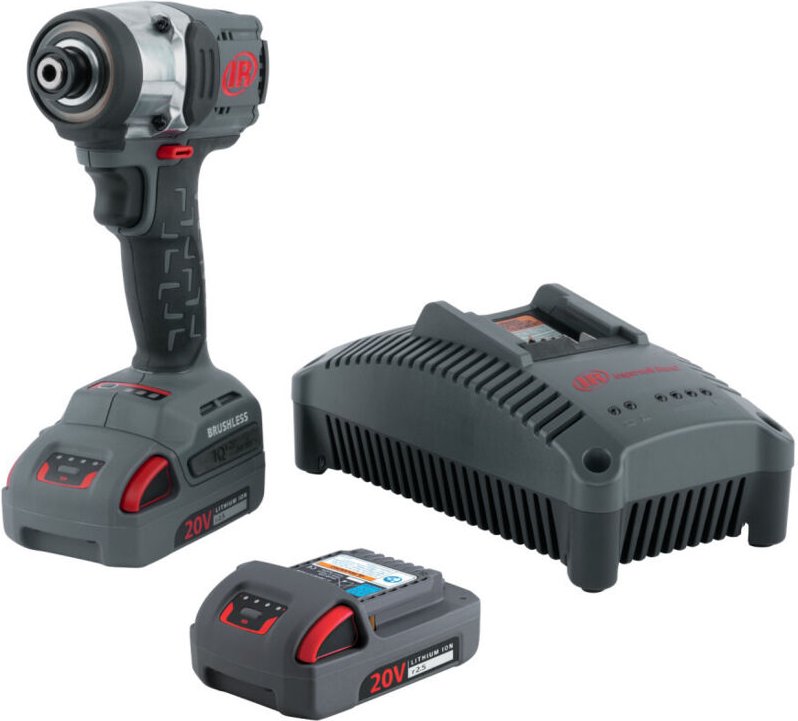 Ingersoll Rand - Ingersoll-Rand Hex Akku-Schlagschrauber Kit W3111-K22-EU 1/4', 2x 2,5 Ah und Ladegerät