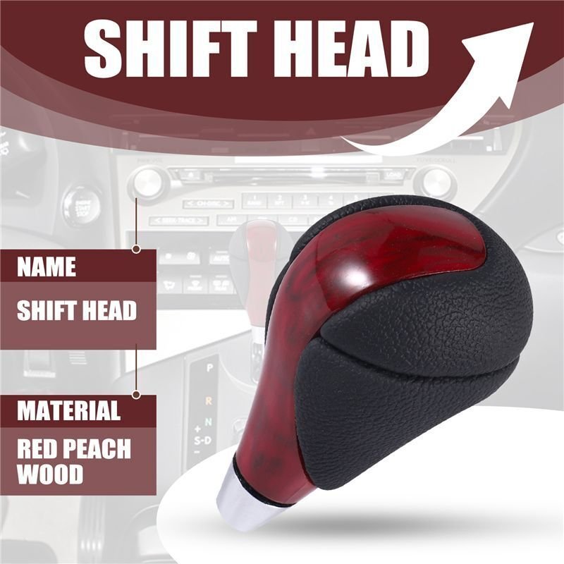Roter Schaltknauf für das Automatikgetriebe Aus Leder für ES IS RX GS Getriebekopf Von Hoher QualitäT