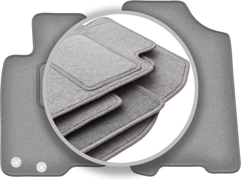 Graue Automatten für: Nissan Navara IV Pickup (2014-)