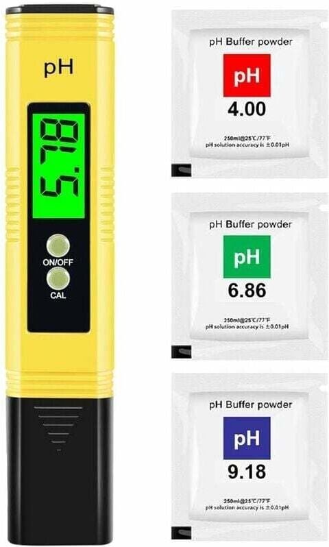 Digitales PH-Messgerät, pH-Tester, professioneller PH-Stift, hohe Genauigkeit 0,01 ph, Messbereich 0–14 ph, Wasser-PH-Te...