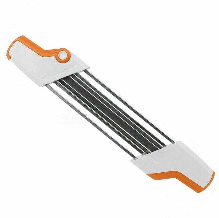 2-in-1 Kettensägenketten-Schärfer aus Metall, einfacher Austausch, 3/8" P 4,0 mm, 2-in-1 Kettensägenketten-Feilenhalter,...