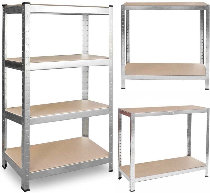 Metallregal plonos 150 x 75 x 30 cmdieses regal verfugt uber eine robuste konstruktion die eine hohe stabilitat gewahrle...