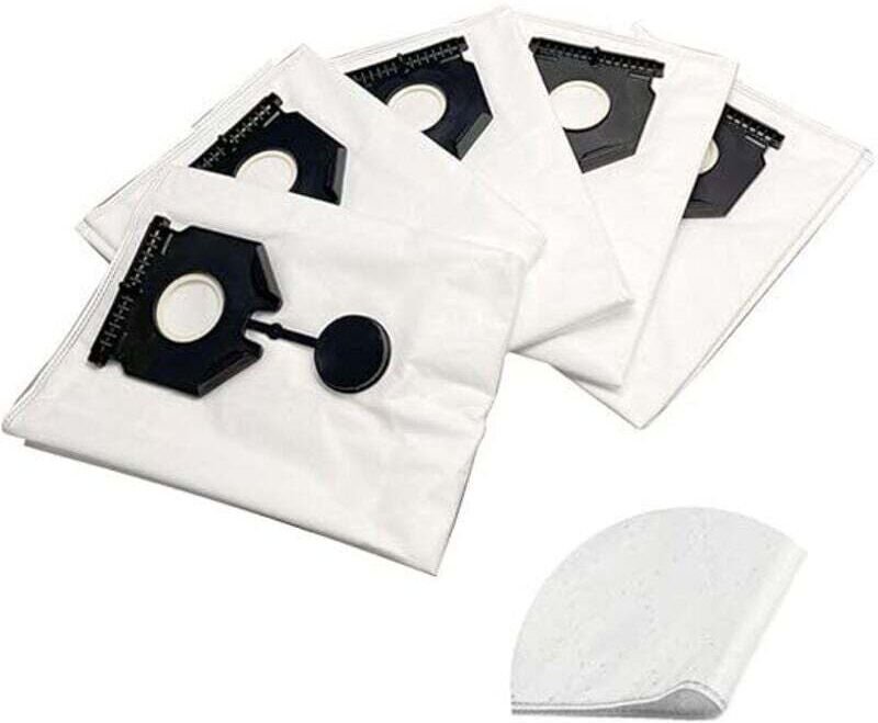 Thumbnail - Un paquet de 5 sacs d'aspirateur adaptés aux modèles Karcher tels que 2.889-154.0, y compris des modèles comme NT 30/1 3...