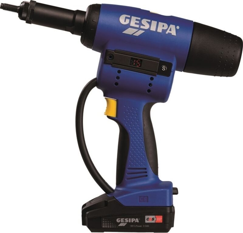 Akkublindnietmutternsetzgerät FireBird® Pro Gold Edition 10-tlg.20000N L-Boxx