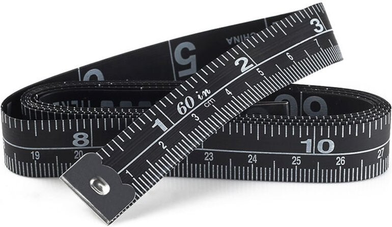 Doppelseitiges Maßband, doppelseitiges Schneider-Maßband – 152 cm/60 Zoll, geeignet zum Messen der Körpergröße und zum N...