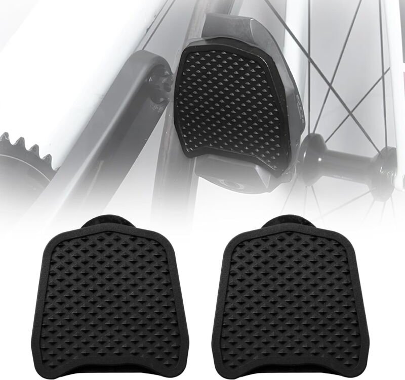 Adapter für Cleat-Pedale, Fahrradpedale, verwandelt automatische Fahrradpedale in Plattformpedale, keine Schuhplatten er...
