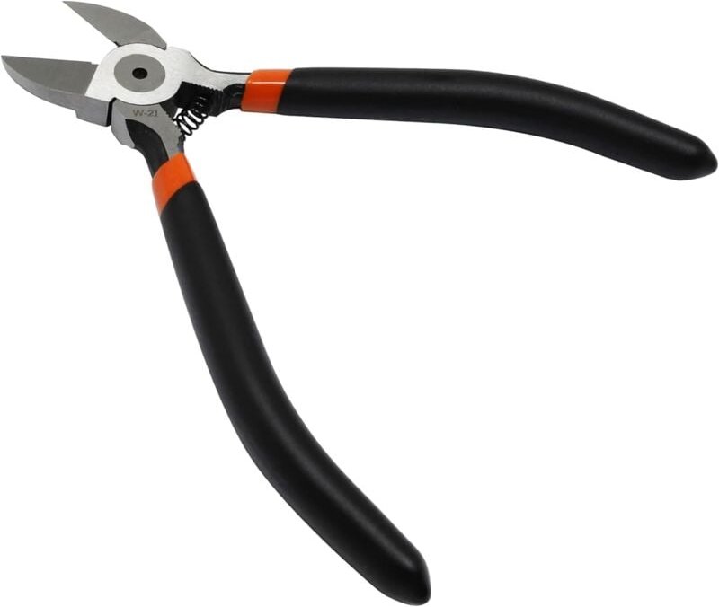 Bluedeer - Elektronik Drahtschneider,6 Zoll Schwarz Präzision Seitenschneider, Klein Ultrascharf Präzisionsschneide-Zang...