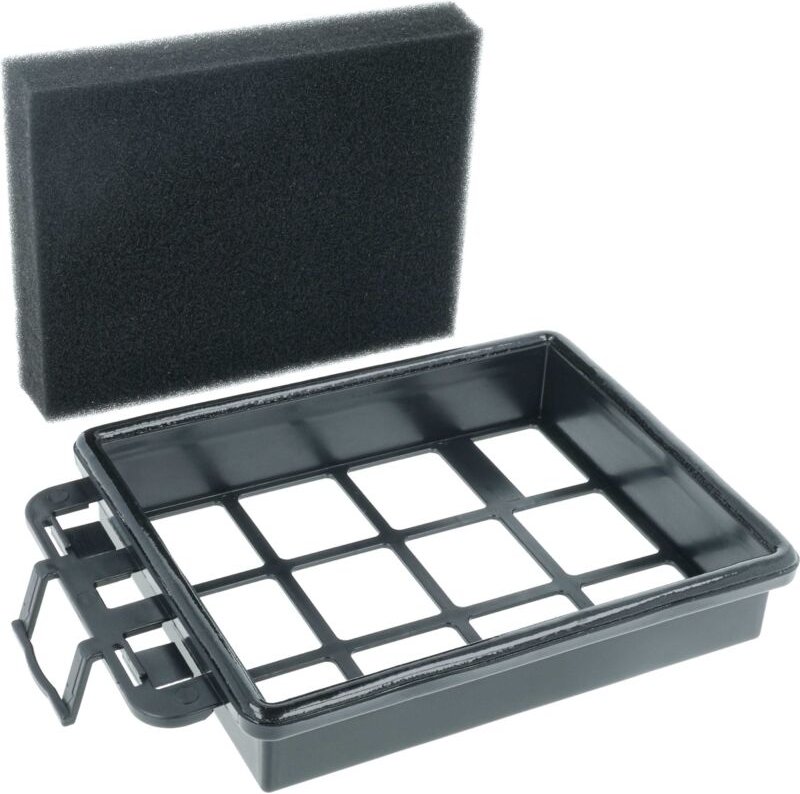 vhbw Staubsaugerfilter kompatibel mit Zelmer ZVCA355S (A5190052.00), ZVC355SP Staubsauger - Schaumstofffilter Schwarz