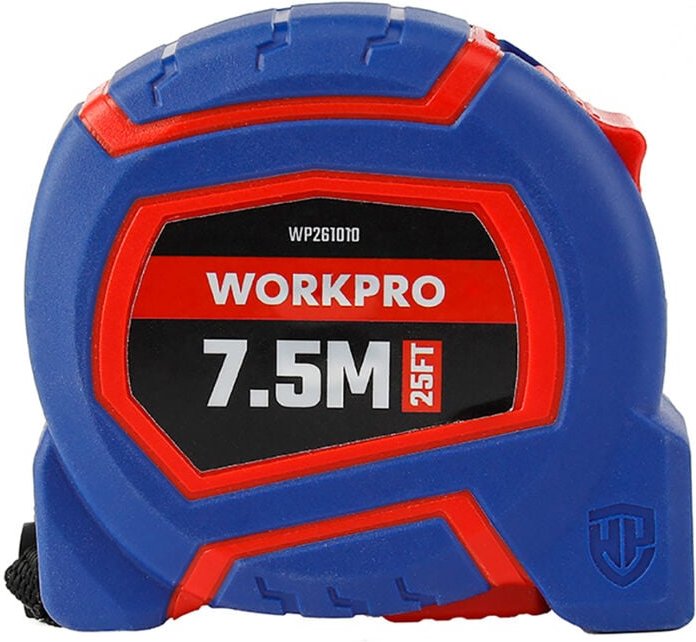 7,5 m x 25 mm Workpro Maßband