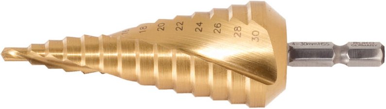 Ks Tools HSS-TiN Stufenbohrer,Ø 4-39 mm, 13 Stufen