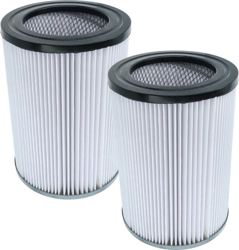 2x Staubsaugerfilter kompatibel mit Cleancraft DryCAT Staubsauger - HEPA-Filter Schwarz Weiß - Vhbw
