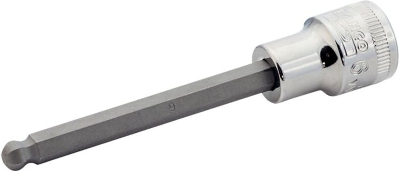 Bahco 3/8 Schraubendreher-Einsatz mit Kugelkopf für Innensechskantschraube, 4 mm