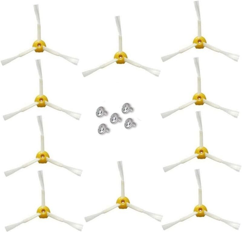 Seitenbürste für iRobot Roomba 500 600 Serie – 10er-Pack, 3-armige Bürste