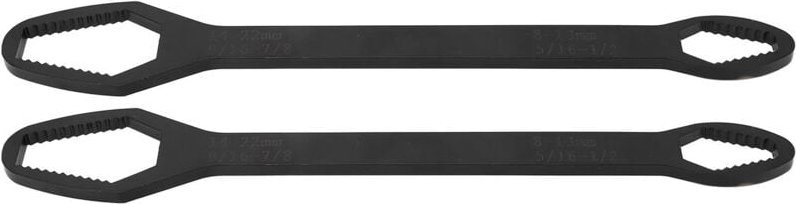 Doppelseitiger Universalschlüssel, 2 Standard-Universalschlüssel aus hochfestem legiertem Stahl für Motorradreparaturen ...