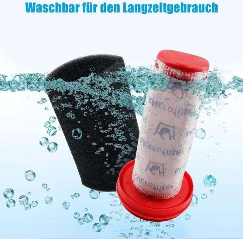 4er-Pack Filter für Bosch Akku-Staubsauger BBH3Z0025, BBH3PETGB, BBH3251GB