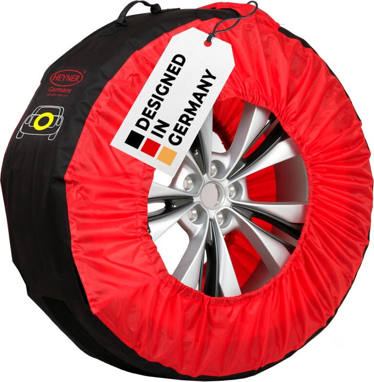 HEYNER® Reifentasche SUV Ersatzrad I WheelStar PRO, Reifenschoner XL für 16–22 Zoll, bis 345 mm Breite, Tragegriff, Kenn...
