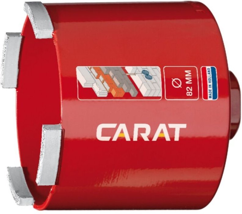 Carat Bohrkrone DOSENSENKER DUSTEC ECONOMY 82 mm 60 mm Länge HTS082604E