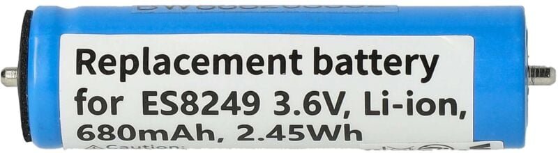 Vhbw - Akku kompatibel mit Panasonic ES-8807, ES-8815, ES881, ES8815, ES8816 Rasierer Haarschneider (680mAh, 3,6V, Li-Io...