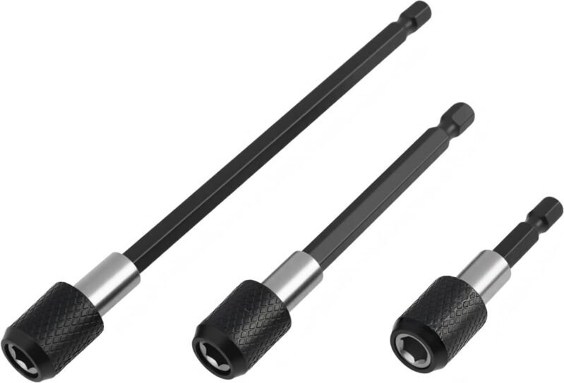 3-teiliges Schraubendreher-Verlängerungsset, magnetische Verlängerungsstange für Bohrmaschinen und Schraubendreher, elek...