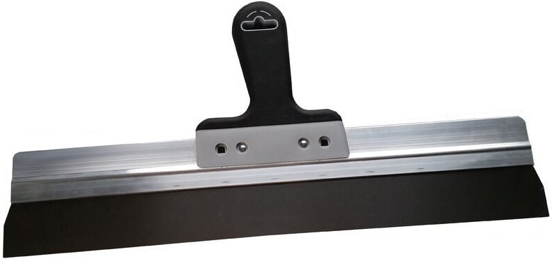 Flächenspachtel rund, rostfrei, 2K, 480X0,4MM