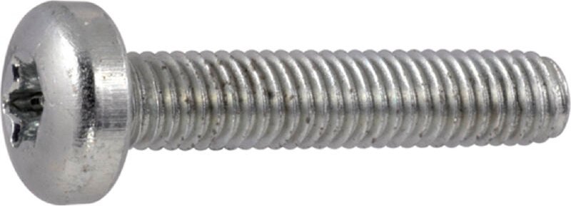 No Brand - Linsenkopfschrauben M6x12 TX30 Gewindeschrauben nach DIN7500PE, Stahl verzinkt - 500 Stück