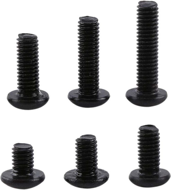 Vtizikl 300pcs Coffret M3 Vis à six pans creux à tête hexagonale en acier allié et M3 Écrous hexagonale en acier allié, ...