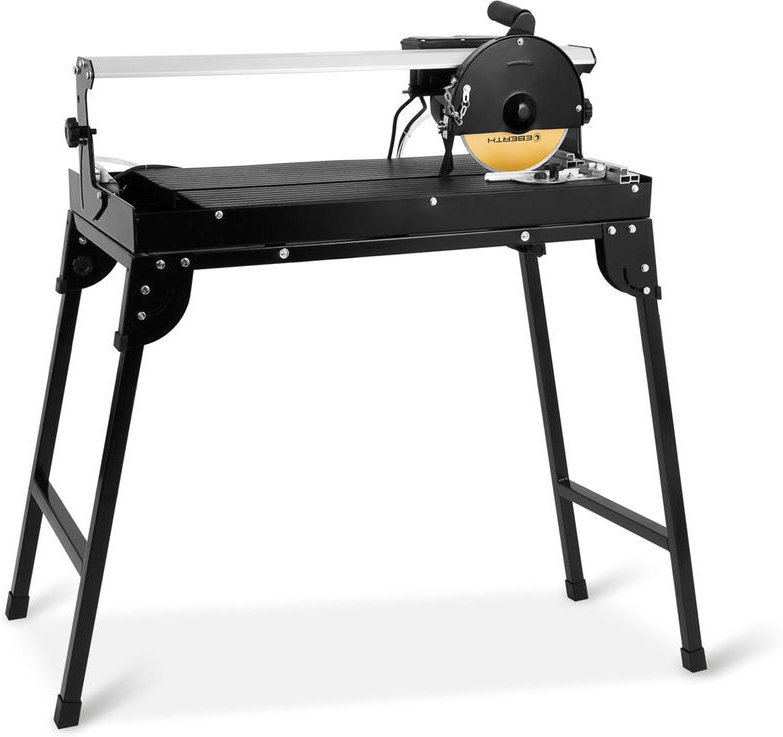 EBERTH Fliesenschneidmaschine Nass, Elektrisch 800 Watt Leistung, 620mm Schnittlänge, Nassschneider mit Tisch, Pumpe und...