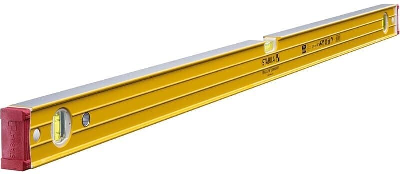 Aluminium Wasserwaage Type 96-2 m, 40 - 200 cm, mit Seltenerd-Magneten, Ausführung: Type 96-2 m, 122 cm - Stabila