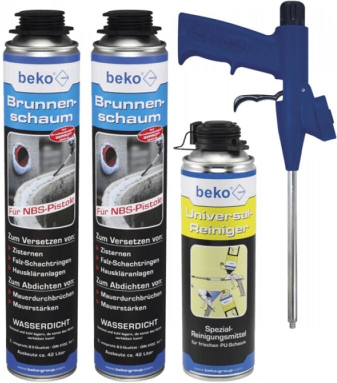 beko Brunnenschaum Set inkl. Schaumpistole und Universalreiniger 500ml 999 95 010