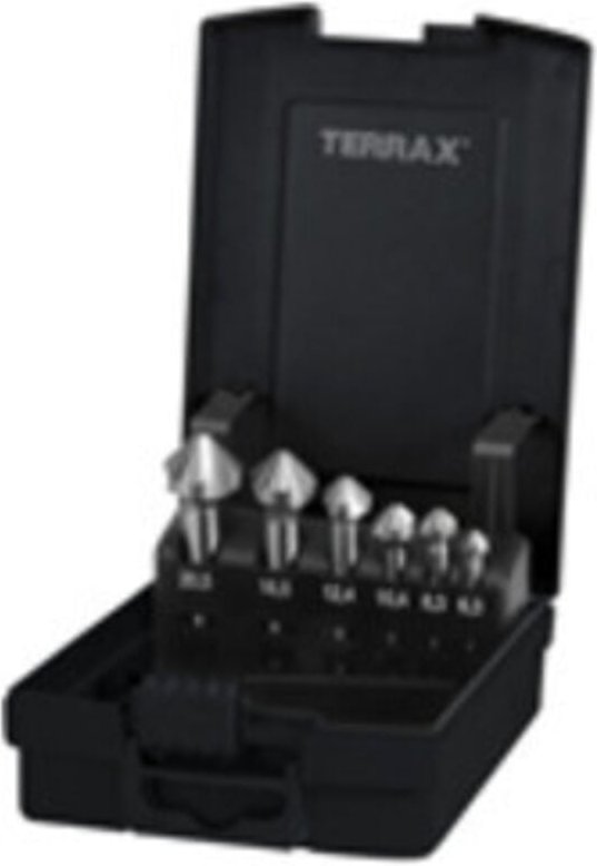 Kegel- und Entgratsenker-Satz din 335 Form c 90° hss für Bronze und Gusseisen - Ruko