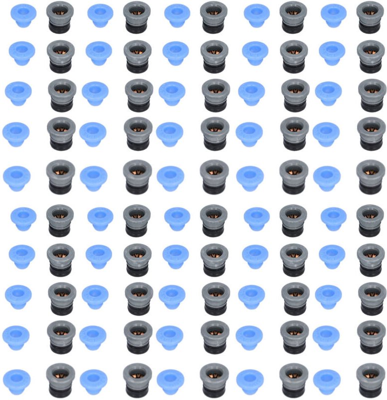 Universelles Schnellkupplungs-Pneumatikventil-Set (50 Stück) für 3D-Druckerzubehör, geeignet für Textilien und andere An...