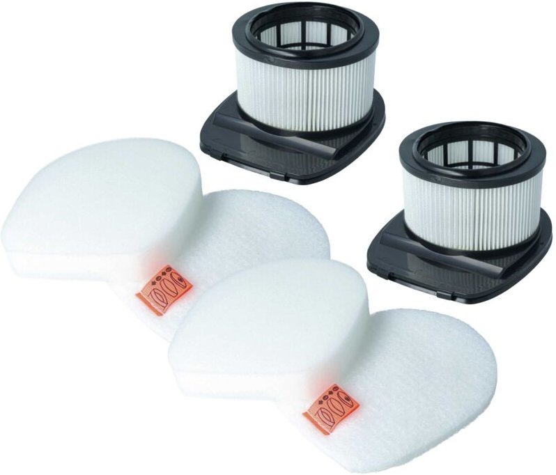 vhbw 2x Schaumstoff-Filter, 2x Nachmotor-Filter, 2x Filzfilter kompatibel mit Shark IZ201EUTSB, IZ251EU, IZ251EUT, IZ251...