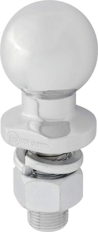 IWH Kupplungskugel Zulässige Stützlast=2000 kg 50 mm Silver Steel50