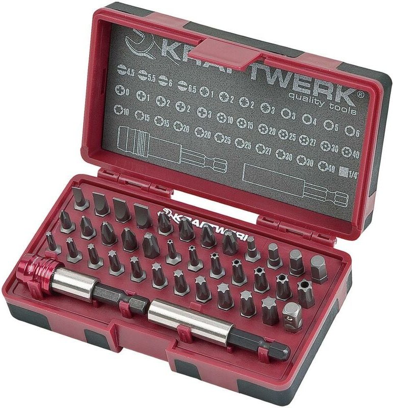 Kraftwerk - 38-t. 1/4' ergokraft-Bit-Box