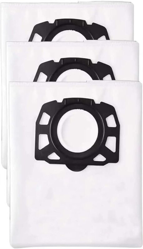 3er-Pack Staubsaugerbeutel, kompatibel mit Kärcher Staubsaugerbeuteln WD2 Plus, Kärcher WD 3, WD 3 Akku, KWD 1, KWD 2, K...