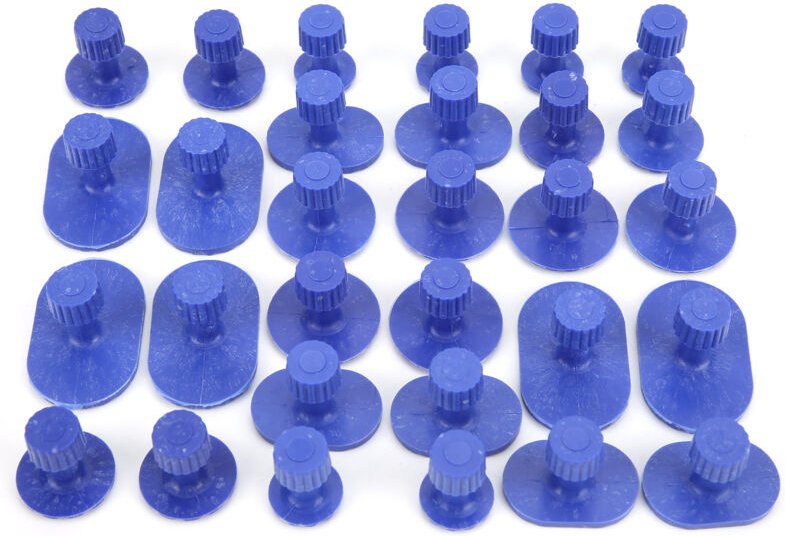 aqxreight 30 Stück robuste Ausbeulklammern, Autoreparaturwerkzeug zur Dellenentfernung und -reparatur, schnelle und einf...