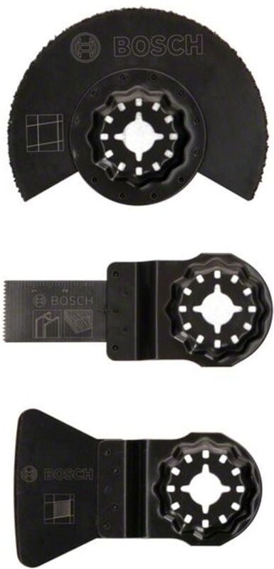 Bosch Starlock Starter-Set „Tiles“ 3 tlg. für Multifunktionsgeräte Starlock, OIS
