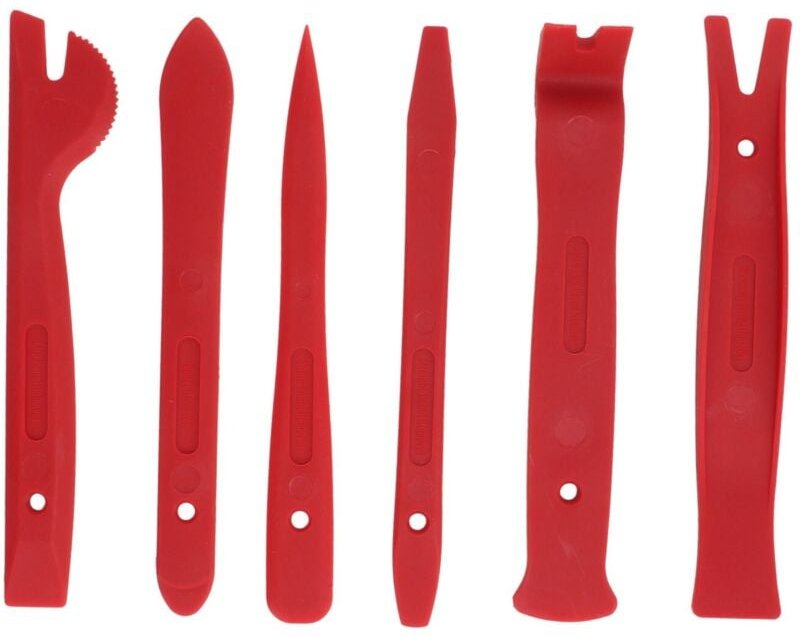 FOREHILL 6-teiliges Werkzeugset zum Entfernen von Autoverkleidungen, Türverkleidungsbefestigungsset, Hebelwerkzeug für I...