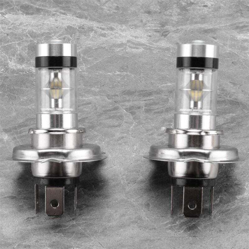 2 Stück Auto-Nebelscheinwerfer 6000K Weiß 100W 20 LED H4 HB2 9003