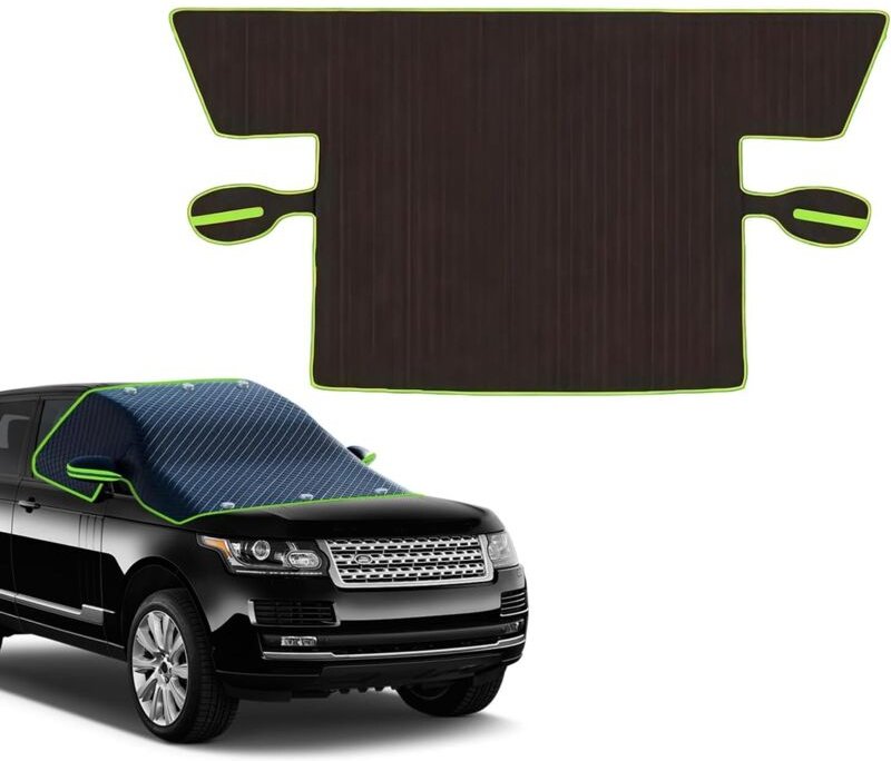 CCYKXA Schneeschutz für die Windschutzscheibe Frostschutzzubehör – Windschutzscheibenabdeckung für den Innen- und Außenb...