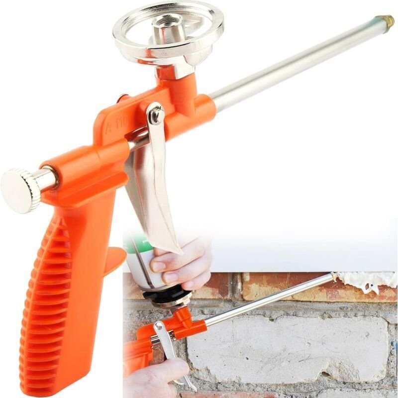 Professionelle Expansionsschaumpistole, professionelle Sprühschaumpistole, Expansionsspritzpistole zum Verfugen, Füllen ...